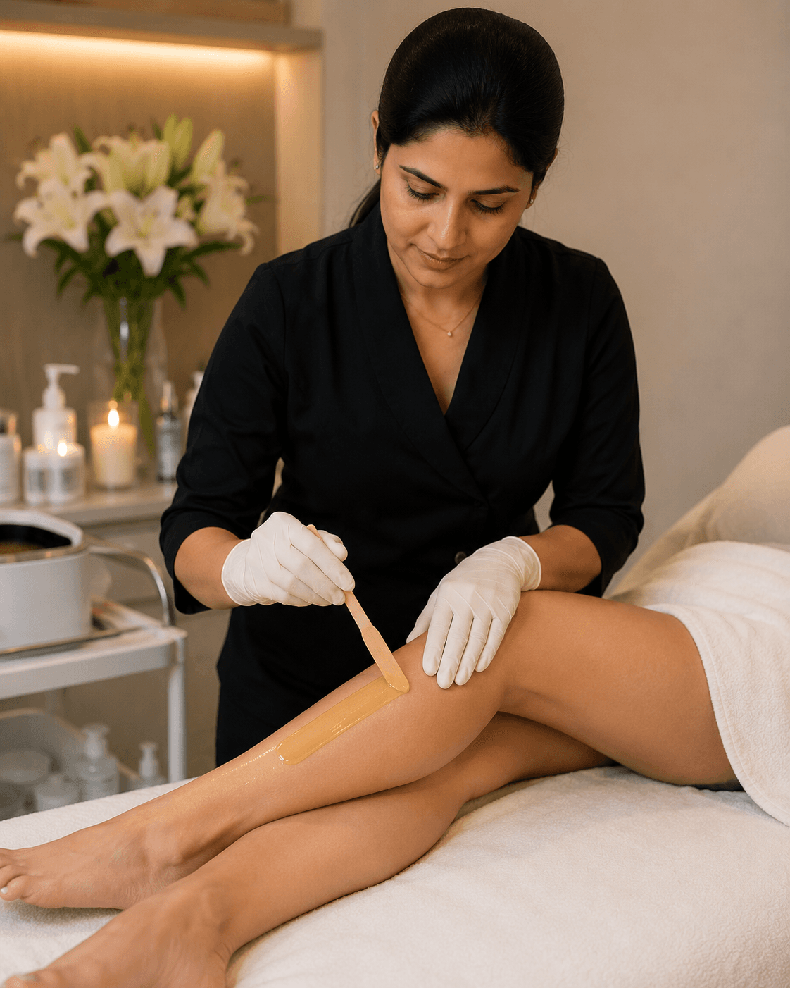 Luxury hard-wax service