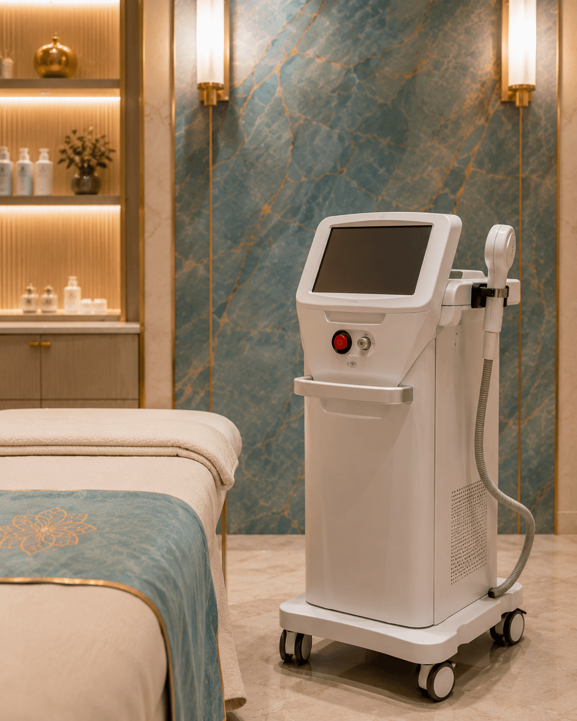 Clinix Quatrix laser lounge — relaxed, modern, calming
